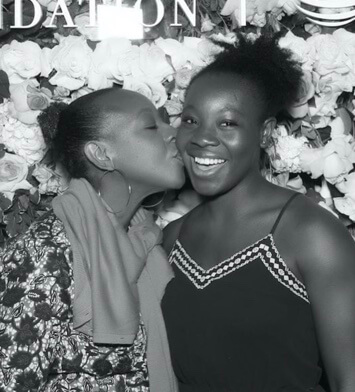 Pascale Williams with her mother Marianne Jean-Baptiste